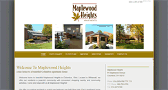 Desktop Screenshot of maplewoodheightsapartments.com